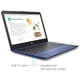 thumbnail image 3 of Laptop HP Stream 11.6" 32GB 4GB RAM Celeron 4000 11-ak0010nr Royal Blue, 3 of 4