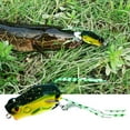 thumbnail image 2 of AURORA TRADE 4cm/7.5g Fishing Lure Dual Hooks with Tassels Spinner Sequin Hollow Simulated Long Casting Artificial Soft PVC Snakehead Frog Bait Fishing Supplies, 2 of 8