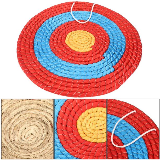 Cible de Pratique de Tir à l'Arc, Cible de Tir à l'Arc Tissée à la Main, Accessoire de Tir à l'Arc Durable pour Pratique de Tir