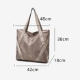 thumbnail image 2 of Tote Bag Shoulder Bag Top Handle Handbag with Yoga Mat Buckle for Gym, Work, School, 2 of 5