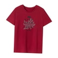 thumbnail image 3 of Camiseta para mujer verano elegante cuello redondo cuello redondo camiseta para mochilero de playa SG, 3 of 7