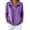 Purple, variant on KICILVS Sweater Jacket for Women Full Zip Collared Ribbed Cuffs Knit Coat Plain Casual Fall Winter Trendy Outerwear