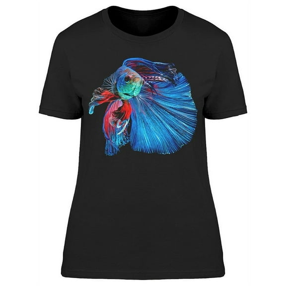 Gorgeous Blues Betta Fish  T-Shirt Women -Image by Shutterstock, Female Medium