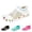 White, variant on Womens Water Shoes Barefoot Athletic Workout Footwear Slip On Beach Swim Sneakers Quick Drying Boat Aqua Socks for Water Yoga Gym Sport Diving Sailing Travel Fishing Hot Pink 10.5 Wide