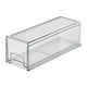 thumbnail image 5 of Caja organizadora para refrigerador, 1 unidad, tipo cajón, contenedor apilable de material transparente para despensa organizada (blanco)., 5 of 7