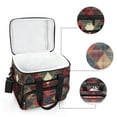 thumbnail image 6 of FORMRS Insulated Cooler Bag 24 Cans Capacity Soft Leakproof Lunch Box with Side Pockets, Dark Tartan Pattern, 6 of 7