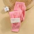 thumbnail image 2 of EnJoCho Girls Leggings Ribbed Long Underpants Sports Trousers Thermal Autumn Spring Children Tights Cuddly Jogging Bottoms Kids Leggings Tights Thermal Sports Jogging, 2 of 9