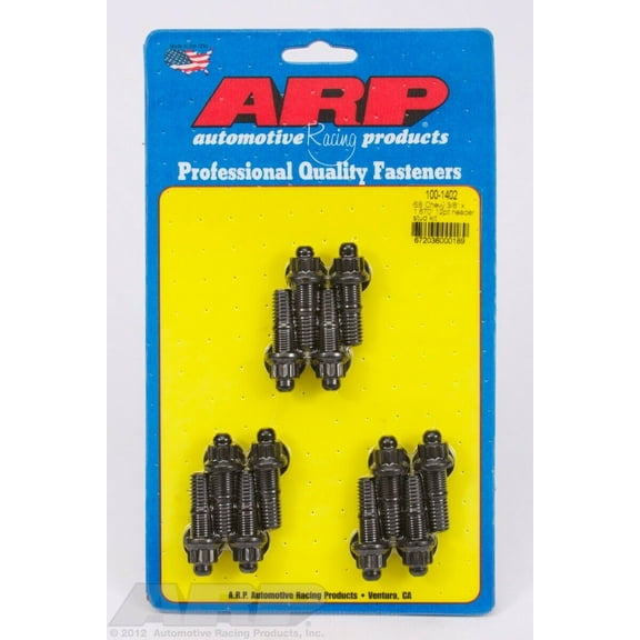 ARP INC. 100-1402 SB CHEVY 3/8 X 1.670IN 12PT HEADER STUD KIT