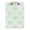Silver, variant on Mint Green Stripes Gradient Colored Bows Acrylic Clipboard Drawing Board with Hook Writing Pad File Storage A4 Size Gold 12.5" x 9"
