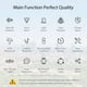 thumbnail image 5 of Smart WiFi Bluetooth Alarma infrarroja solar al aire libre para cuerpo humano | Sensor de seguridad de luz sonora | Inalámbrico de 2,4 GHz | Resistente al agua IPX5 | Se admiten mascotas | Carga, 5 of 7