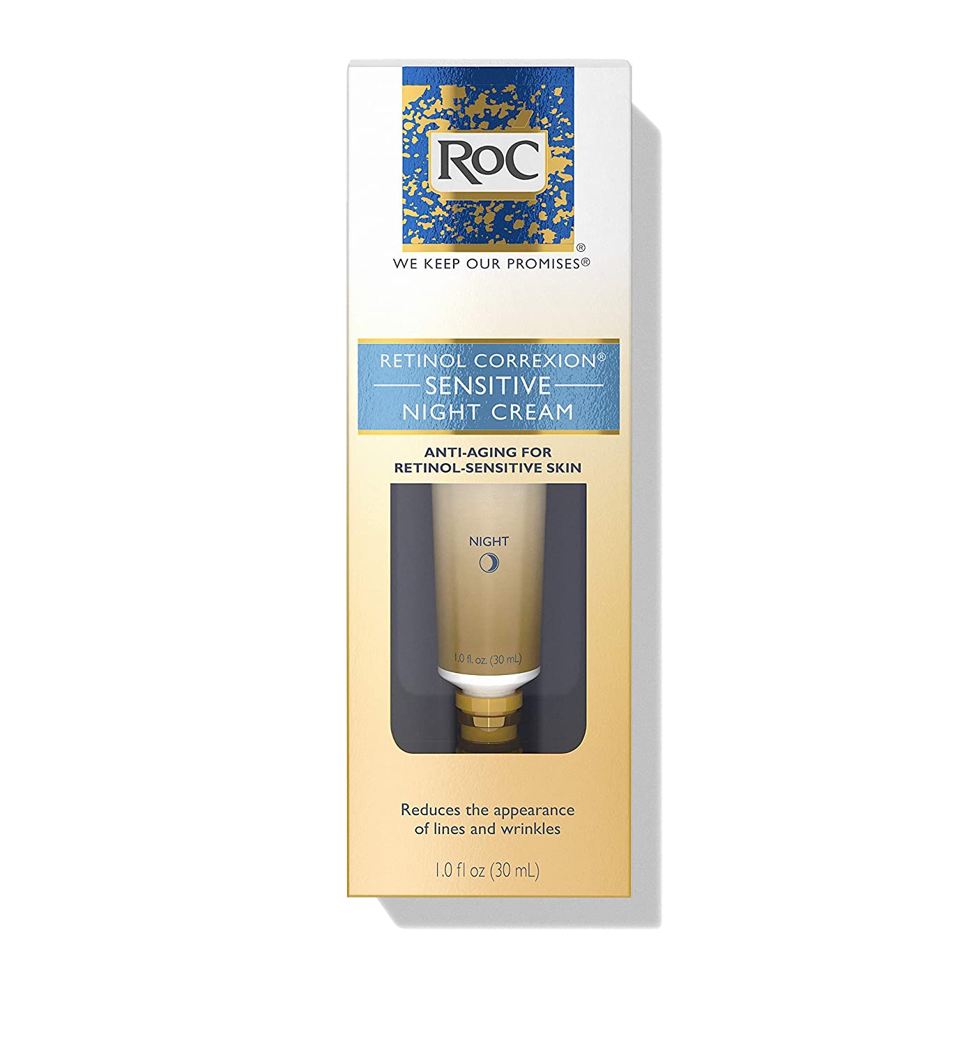 Roc Retinol Correxion Antiaging Sensitive Skin Night Cream with