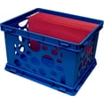 thumbnail image 4 of File Crate Storex Premium con asas recortadas, color rojo, paquete de 3, 4 of 9