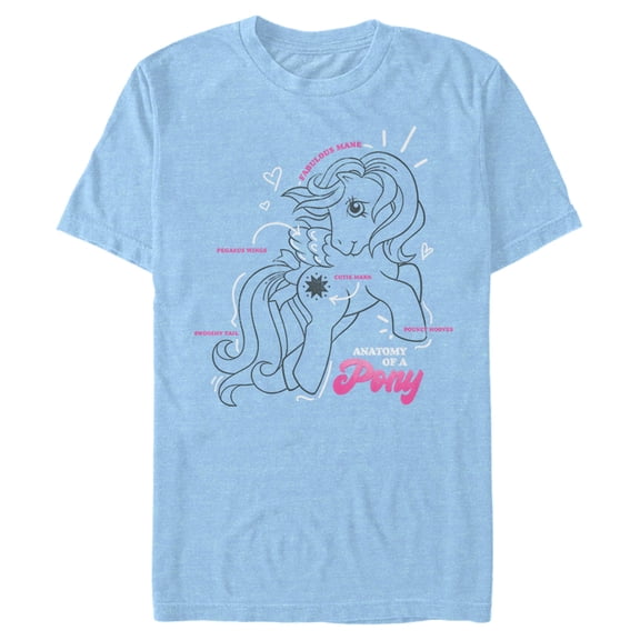 Men's My Little Pony Cutest Anatomy Lesson Graphic T-Shirt