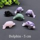 thumbnail image 1 of Venta al por mayor, varios jaspe tallado, piedra de cristal, ballena, perro, gato, oso, conejito, Rana, Mini tallado de animales de cristal, 1 of 4