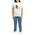 thumbnail image 4 of CafePress - Boxer Lover Women's Light Pajamas - Women's Short Sleeve Print T-Shirt and Pants Light Cotton Pajama Set, 4 of 7