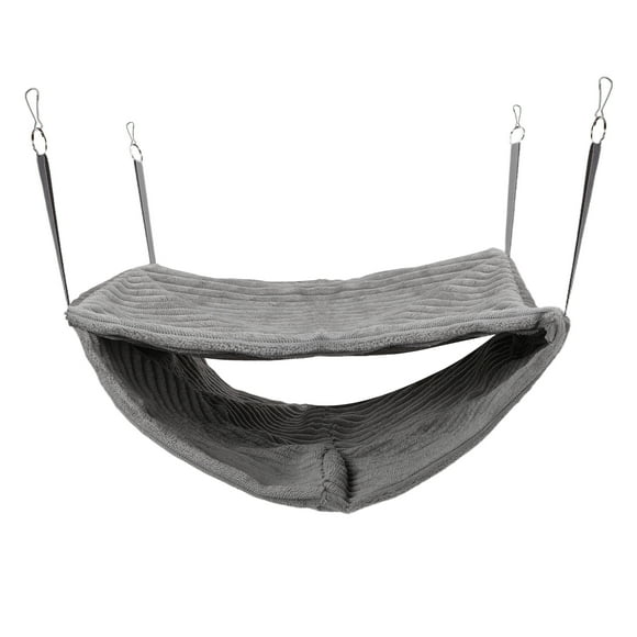 Hamaca para hurones de Bargains Únicos, túnel colgante para jaula, adecuado para ratas, cama para hurones, accesorios para jaulas de hurones, hamacas para ratas, gris