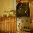 thumbnail image 3 of Crea momentos mágicos con luces LED de cadena para cortina, excelente calidad que garantiza un funcionamiento sencillo para tu comodidad, luces de hadas impermeables de color blanco cálido perfectas, 3 of 8