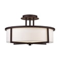 thumbnail image 5 of Livex Lighting Wesley Ceiling Mount in Bronze, 5 of 9