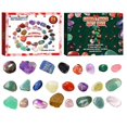thumbnail image 1 of Advent Calendar 2022 24 Pcs Natural Crystal Gemstone Stone Minerals Box Complete Rock Collection Christmas Countdown, 1 of 4