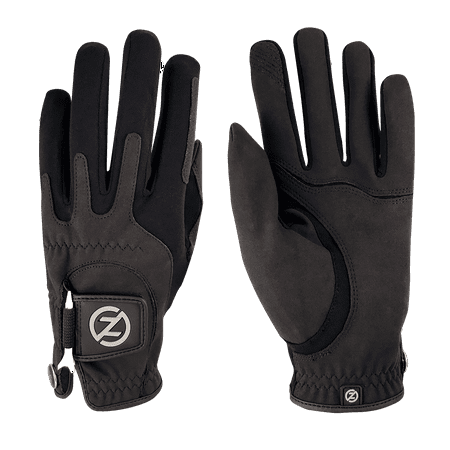 Zero Friction Men's Storm All Weather Golf Gloves, Universal-Fit, Black, Pair