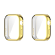 thumbnail image 1 of Funda TPU Cubierta Protectora Pantalla Parachoques Suave para Huawei Watch Fit 3 (Oro), 1 of 9