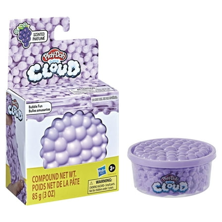 Play-Doh Super Cloud Bubble Fun Light Lavender Purple Grape Scented Single Can