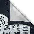 thumbnail image 3 of Ambesonne Dog Kitchen Curtains, Friends are Like Stars, 55"x39", Indigo and White, 3 of 3