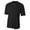 BLACK, variant on A4 Tek 2-Button Henley For Men in Navy 2011 | N3143