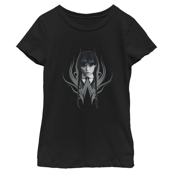 Girls Wednesday Modern Portrait T Shirt