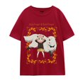 thumbnail image 2 of Playera Spy Family para Mujer, Manga Corta Anya Forger y Bond Forger Fit Normal Rojo Talla G, 2 of 4