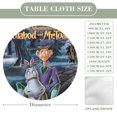 thumbnail image 2 of El señor Toad viendo televisión-theme Fitted Round Tablecloths Elastic Edged Table Covers Waterproof Table Cloth for Kitchen Holiday Party Tables Decor 120cm, 2 of 6