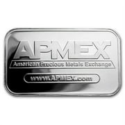 1 oz Silver Bar - APMEX (Lot of 5 Bars)