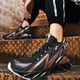 thumbnail image 2 of Zapatos para correr negros para hombre, tenis deportivos antideslizantes, zapatillas tipo cuchilla para caminar, Hip Hop, 2 of 6