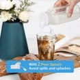 thumbnail image 2 of Botellas de vidrio para jugo Syntic de 500 mL, paquete de 3, con tapa hermética, 2 of 7
