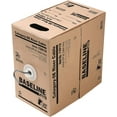 thumbnail image 3 of BASELINE - 1000ft 24/4 CAT5E UTP cULus CMR Riser-Rated Solid Cable - Pull-Box - Gray, 3 of 9