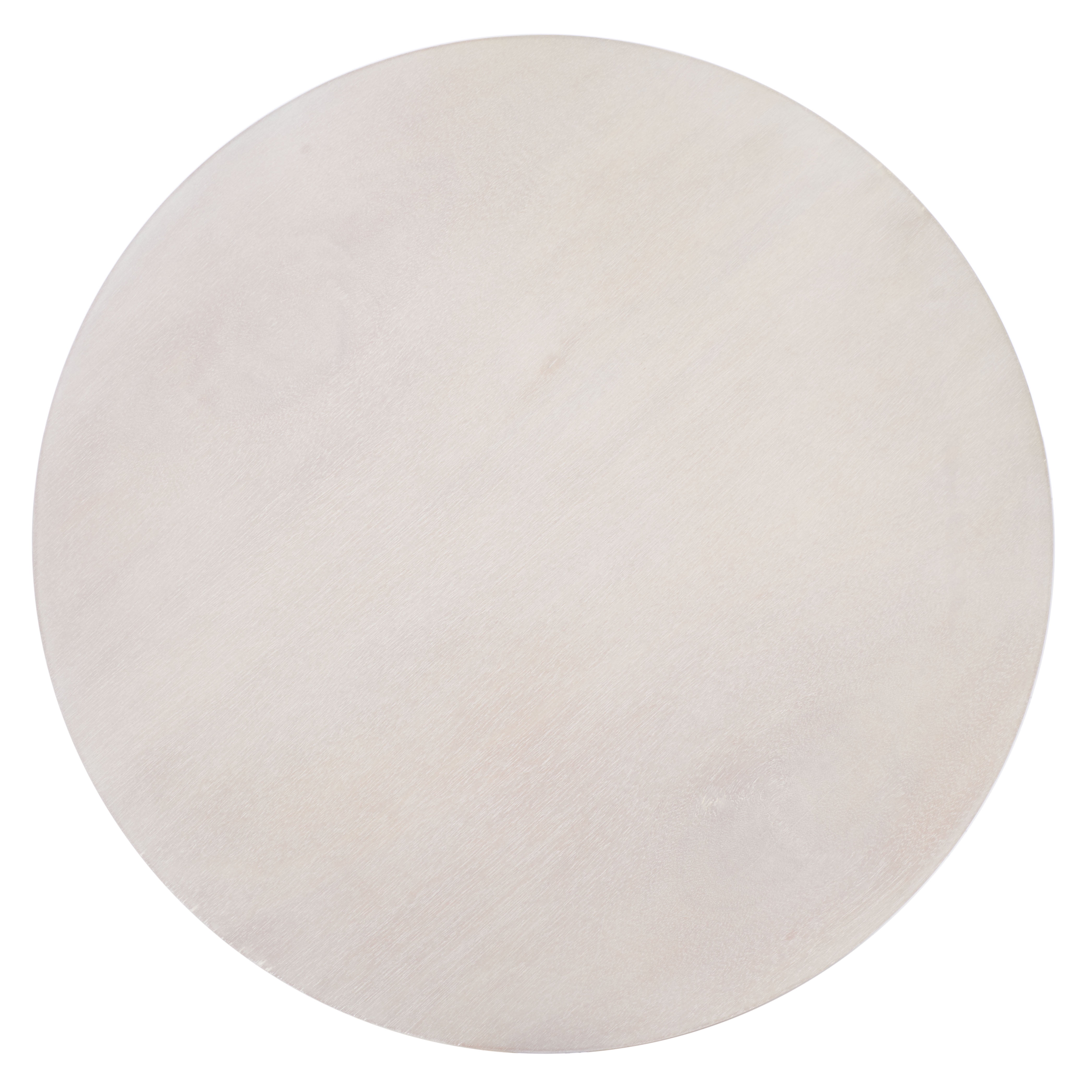 SAFAVIEH Alecto Modern Round Wood Coffee Table, White