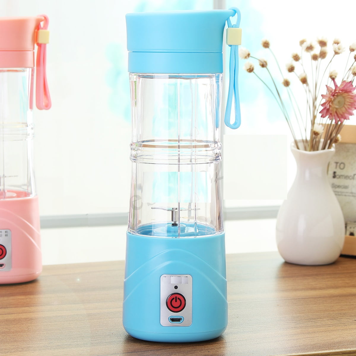 Personal Electric Fruit Juicer,Smoothie Maker,Portable Fruit Blender