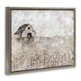thumbnail image 3 of Stupell Industries White Barn Distressed Landscape Botanical & Floral Painting Brown Floater Framed Canvas Art Print Wall Art, 31 x 25, 3 of 9