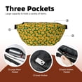thumbnail image 4 of Naloa Orange Lemon Print Running Belts for Men Women,Running Fanny Pack with 2-Zipper Pockets,Waterproof Waist Pack for Travel Hiking Running Outdoor Sports, 4 of 8