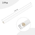 thumbnail image 2 of Unique Bargains 28mm ID x 32mm OD 0.5m White PVC Pipe Rigid Water Pipe Drain Pipe 3 Pack, 2 of 6