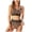 Red, variant on Women's Basic Bathing Suit 2 Piece Spring Break Beach 2025 Backless Casual Deep V Neck Above Knee Bikini Set (Green, S)