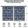 thumbnail image 2 of Blackout Kids Curtains,Monster Cartoon Trucks Cars Pattern Childrens Insulated Curtains Set Of 2,Bedroom Essentials,Toddler Room Decor 42"x54"(106x137cm), 2 of 4