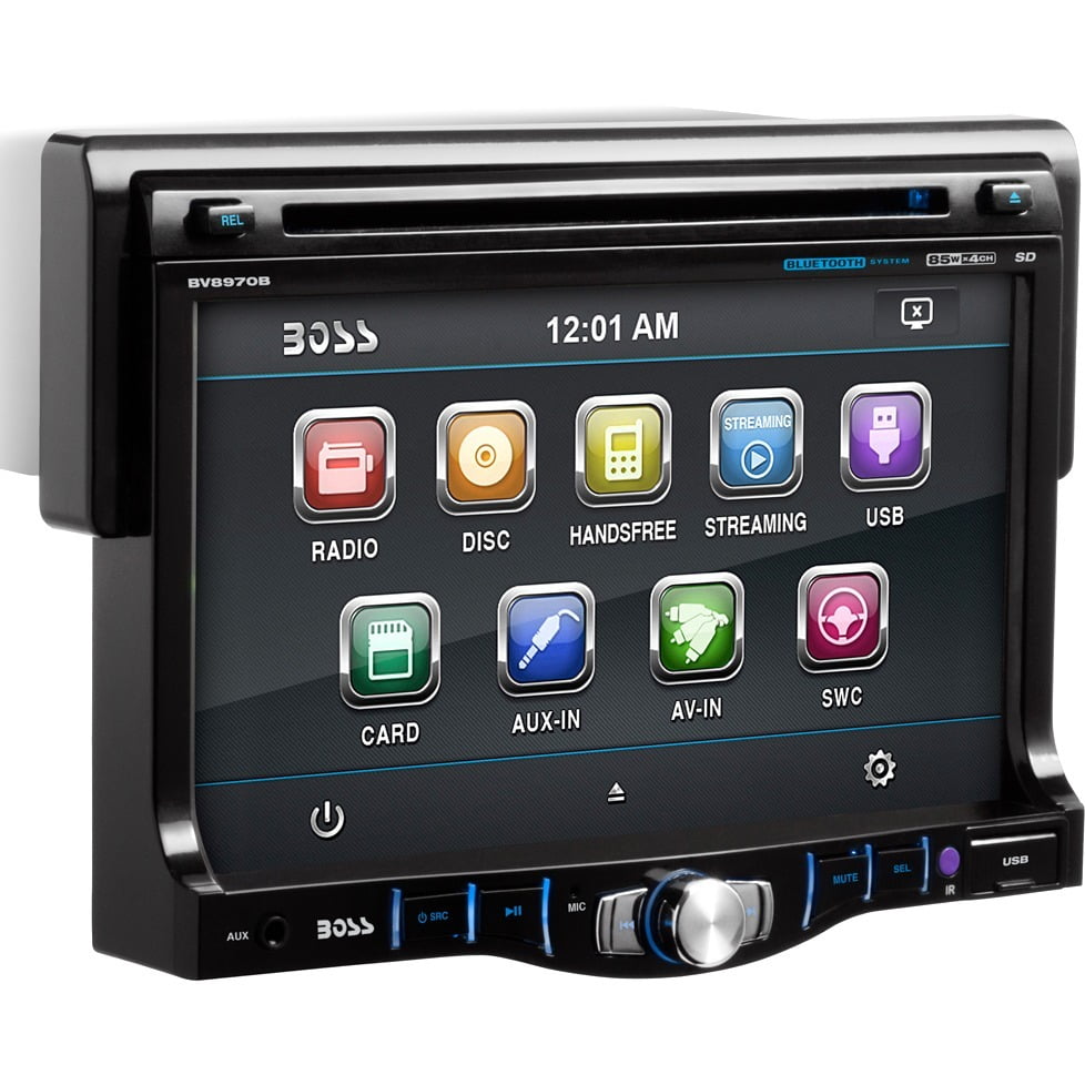 How To Reset Boss Audio System Boss Audio BV8970B Single-DIN 7" Drop-Down Bluetooth-Enabled DVD