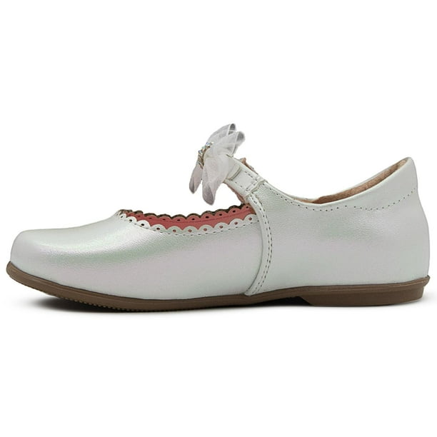 Zapato Balerina Primera Comunion Niña Moño blanco 15 Walmart en