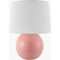 thumbnail image 2 of Livabliss Table Lamps, 20" Stellar Traditional Bedside Nightstand Table Lamp for Bedroom Living Room Office, Pink Body with White Shade (20"H x 19"W x 19"D), 2 of 6