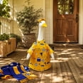 thumbnail image 4 of Nkmbld Goose Decor for Outdoor, Porch Goose Clothes for 23 inch Cement Plastic Lawn Garden Yard Porch Goose Statues Decor, Machine Washable, 4 of 8