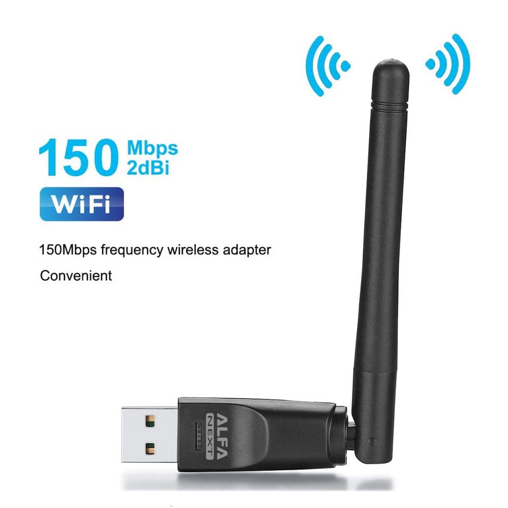 150Mbps Wireless WiFi Adapter Network Card Mini 2.0 Antenna 5370/7601 Chip Wi-Fi Receiver Dongle 802.11 b/g/n For Laptop PC Slevoy - Walmart.com