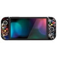thumbnail image 4 of PlayVital ZealProtect Soft Protective Case for Nintendo Switch OLED, Flexible Protector Joycon Grip Cover for Nintendo Switch OLED w/Thumb Grips & ABXY Direction Button Cap - Ghost of Samurai, 4 of 9