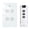 Kit 2 White, variant on Smart Life WiFi RF 2 Gang Double Curtain Blind Switch for Roller Shutter Electric Motor ,Easy to Installation
