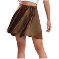 thumbnail image 2 of Ofreoo Fall Fashion Women Casual Comfortable Solid Color High Waisted TieSkirt Skirts for Women Deal for Days Holiday Decor, 2 of 9